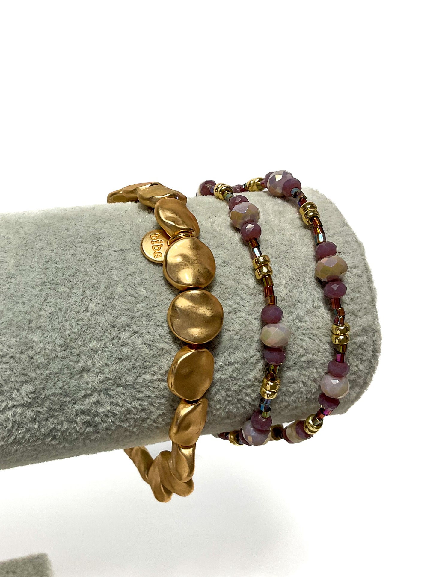Biba Armband-Set Lila & Gold - Ottofkkoch