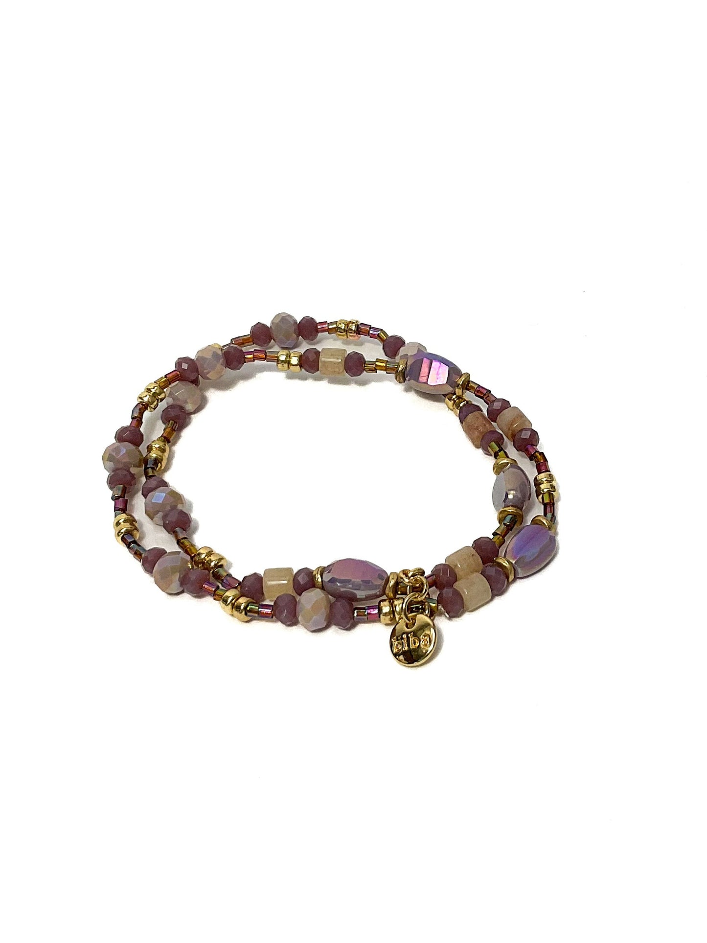 Biba Armband-Set Lila & Gold - Ottofkkoch